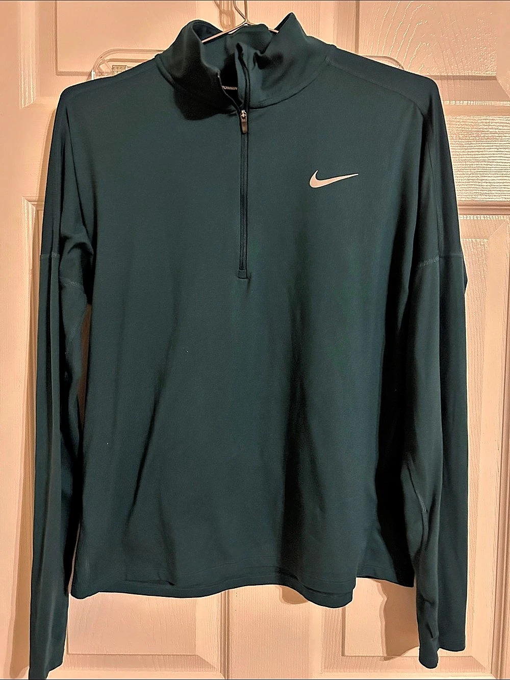 Nike Dri-FIT Men's Quarter-Zip in Green Size Medium